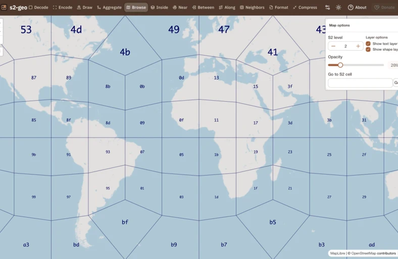 s2-geo screenshot 1