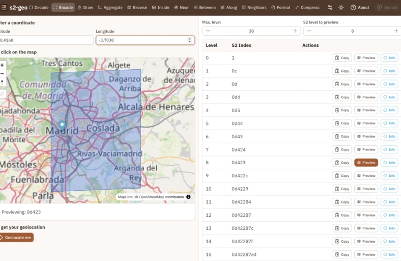 s2-geo screenshot 2